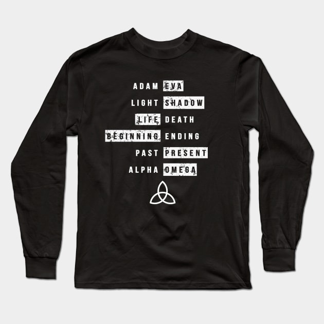 Dark Beginning & Ending Long Sleeve T-Shirt by geekmethat